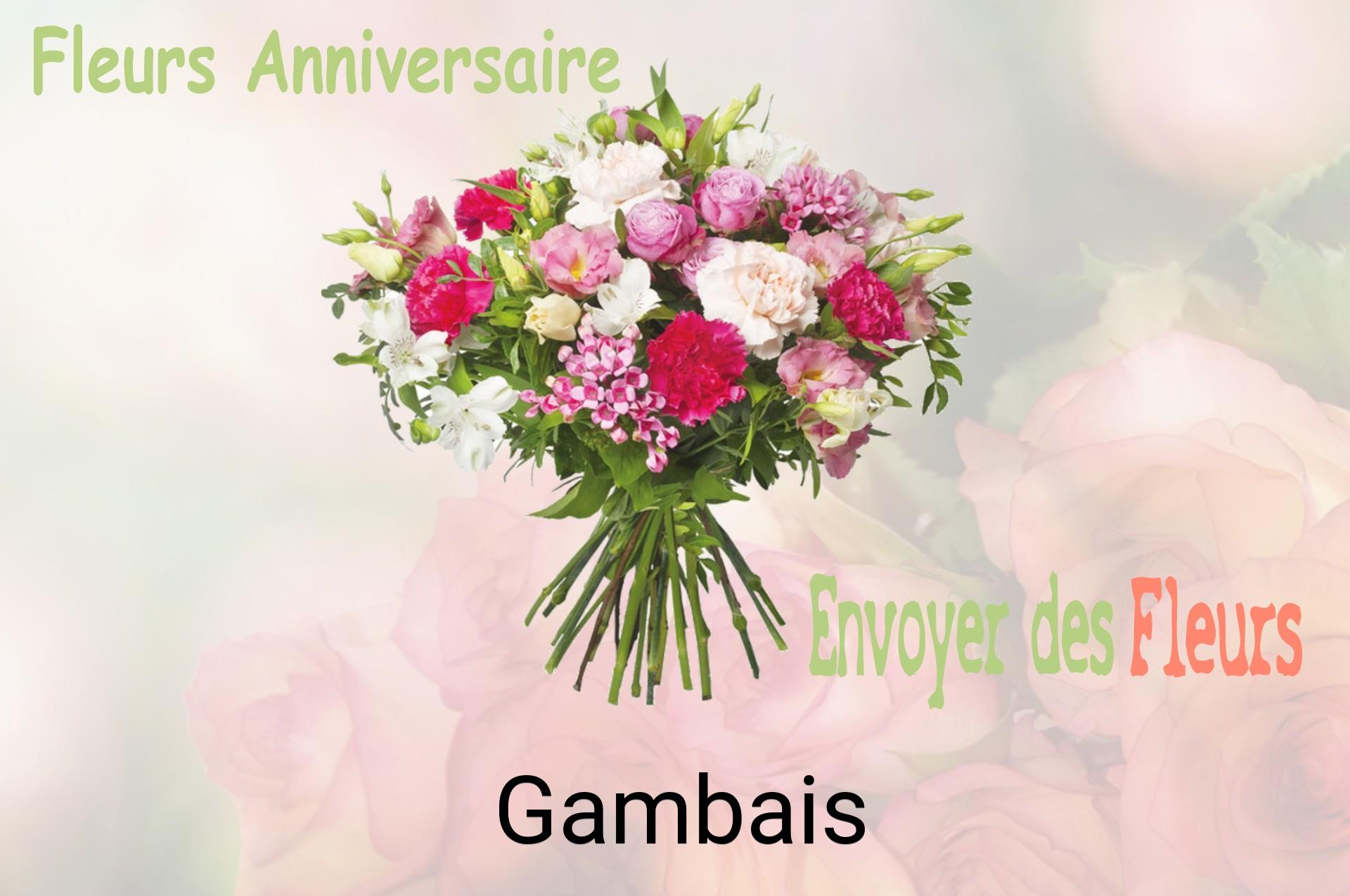 Bouquet de fleurs d’anniversaire livré à Gambais